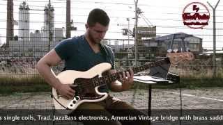 Fender 60s Classic Jazz Bass Mexican  Demo of its different positions [upl. by Snahc290]