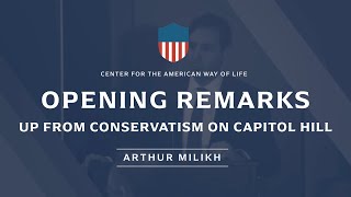 Up From Conservatism Opening Remarks ft Arthur Milikh amp Senator JD Vance [upl. by Decima]