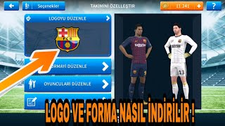 DREAM LEAGUE SOCCER 2019 LOGO VE FORMA NASIL İNDİRİLİR [upl. by Novelia603]