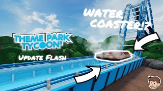 Theme Park Tycoon 2 making a water ride [upl. by Muhammad]