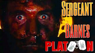 Platoon 1986  The Dehumanization of War  The Sergeant Barnes Character Study  Video Essay [upl. by Amihc]