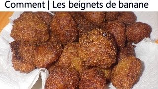 Beignets africain  Les beignets de banane Fast food à la camerounaise [upl. by Woodie499]