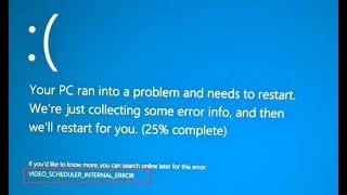 How To Fix Video Scheduler Internal Error BSOD On Windows 10 [upl. by Carmina545]