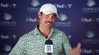 Wesley Bryan Saturday Leader Flash Interview 2024 Corales Puntacana Championship © PGA Tour [upl. by Kiraa]