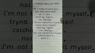 Aespa  Flights Not Feelings Lyrics aespa 에스파 shortsfeed lyrics kpop shorts fyp [upl. by Manouch]