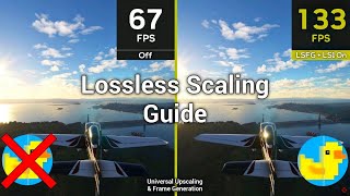 Lossless Scaling Guide  Frame Generation amp Upscaling In ANY Game [upl. by Arem165]