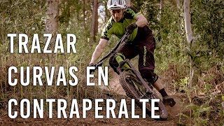 Clases MTB Como hacer curva contraperalte [upl. by Jasik]