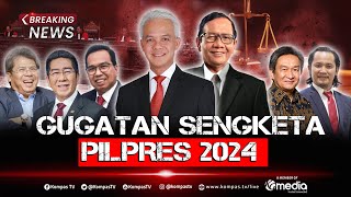 BREAKING NEWS  Sidang Perdana Sengketa Pilpres 2024 di MK Gugatan GanjarMahfud [upl. by Enirahtak]