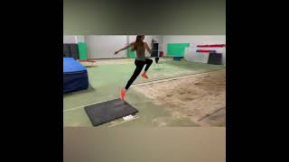 The Last 3 strides of the Long Jump Runup the Long Jump Approach [upl. by Sylram33]