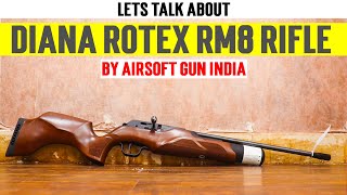 Most powerful PCP Air rifle in India  Diana Rotex RM8 Rifle [upl. by Mayman889]