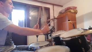 Aco Pejovic i Aleksanda PrijovicLitar vina litar krvi DRUM COVER [upl. by Judus]