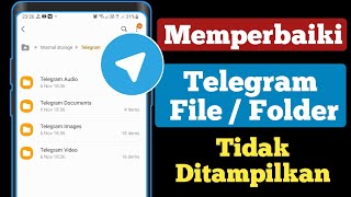 Cara Mengatasi Video Telegram Tidak Muncul Di File Manager  File Telegram tidak muncul [upl. by Seton]