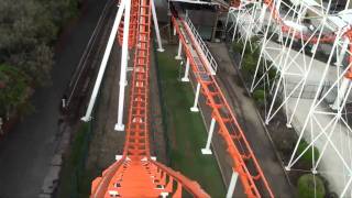 Sea Viper Roller Coaster Front Seat POV Sea World Australia [upl. by Oibaf204]