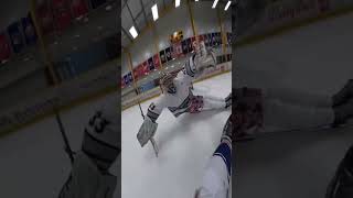 WIDE open net sledhockey trickshot icehockey [upl. by Snell]