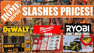 Home Depot Slashes DeWALT RYOBI DIABLO and Milwaukee Tool Prices [upl. by Mali60]