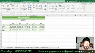 Excel Module 5 SAM Project A Narbonne Suites  Excel Module 5 SAM Project 1a [upl. by Pollux]