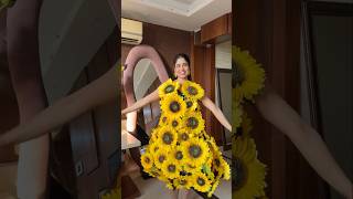 Urfi Javed ki sunflower wali dress banayi minivlog youtubeshorts [upl. by Sacks]