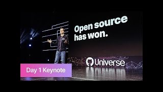 Day 1 Keynote Highlights  GitHub Universe 2019 [upl. by Anialed30]