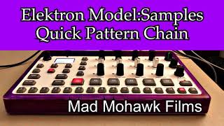 Elektron Model Samples quick pattern chain test [upl. by Onitnelav]