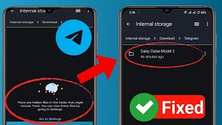 How To Fix Telegram Downloaded Files amp Media Not Showing [upl. by Llekim]