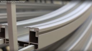 Aluminium bending by Kersten Europe [upl. by Nnayelsel]