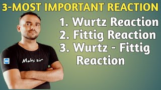 Wurtz Reaction  Fittig Reaction  WurtzFittig Reaction  Super Trick class 11  class 12  Neet [upl. by Rozalin]