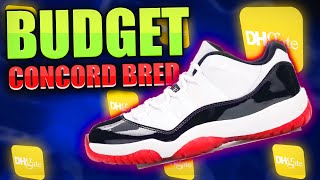 Best Budget Jordan 11 Low quotConcord Bredquot DHGate Review Jordan 11 DHGate Unboxing [upl. by Renmus109]