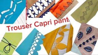 Stylish amp Designer Trouser and Capri Pants designs Ideas for 2024 MubarkaStyle [upl. by Geithner]