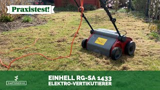 Einhell ElektroVertikutiererLüfter RGSA 1433 im Test [upl. by Trilby914]