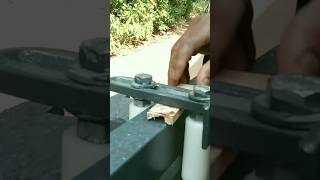 sliding gate install without pillars  how construction [upl. by Dlorrej]