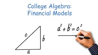 College Algebra Financial Models [upl. by Jodee]