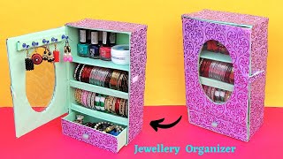 How to make Bangle Stand using Flipkart Cardboard Box Best out of waste DIY Jewellery Organizer [upl. by Eadrahs]