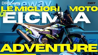 Migliori moto adventure di EICMA 2024 ecco le migliori maxi enduro con il 21quot in Fiera Milano [upl. by Bailar]