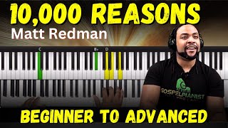 10000 Reasons Piano Tutorial [upl. by Atteuqahc]