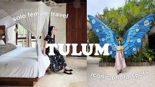 HONEST FIRST IMPRESSION of TULUM Mexico Vlog 2023 Solo Female Travel [upl. by Ytitsahc]