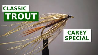 Fly Tying the Carey Special Classic British Columbia Fly Pattern [upl. by Ettenajna]