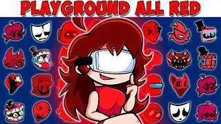 FNF Character Test  Gameplay VS My Playground  ALL Red Test 9 [upl. by Adamsen]