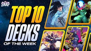 TOP 10 BEST DECKS IN MARVEL SNAP  Weekly Marvel Snap Meta Report 102 [upl. by Fletch497]