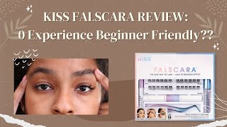 KISS Falscara Lashes Review  Applying amp Removing [upl. by Ernesta]