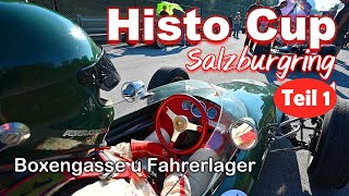 Histo Cup  Salzburgring 2024  Teil 1 Boxengasse und Fahrerlager [upl. by Eisej58]