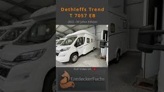 Dethleffs Trend 90 T 7057 EB  2022🦊90 Jahre Edition Short [upl. by Annoek]