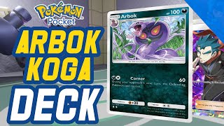 Arbok Weezing Koga Tempo Deck for Pokemon Pocket [upl. by Samantha]