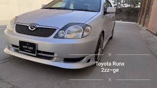 Toyota Runx Z  2zz  1800cc  ZZE123  Islamabad  Pakistan [upl. by Honorine684]