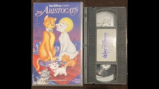 OpeningClosing to The Aristocats 1995 VHS [upl. by Neema]