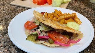 Making Smash Burger Tacos 1000 Island Dressing and Pickled Onions [upl. by Laverna]