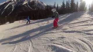 Ski Big 3  Skiing in Banff National Park Alberta Canada [upl. by Arlo268]