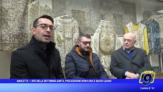 Barletta – I Riti della Settimana Santa processione Nona ora e Sacro legno [upl. by Qidas821]