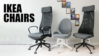 200 Budget IKEA Office Chairs Comparison  MARKUS JÄRVFJÄLLET HATTEFJÄLL [upl. by Yllime]