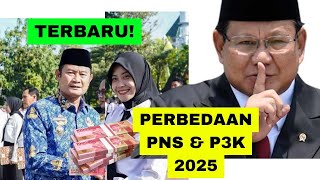 PERBEDAAN PNS DAN P3K TERBARU PRESIDEN TEKEN ATURAN TERBARU [upl. by Elmira283]