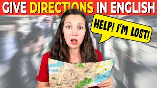 How to Give Directions in English Advanced English Lesson [upl. by Saxe]